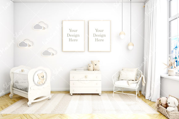 Download Nursery Mockup Frame - 894 - Nursery mockup frame Collection