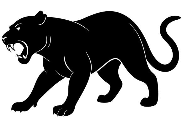 Download Panther Silhouette Image Vector SVG - Silhouette Collection