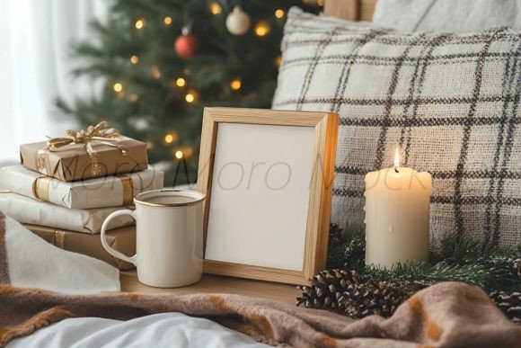 Download Christmas Frame Mockup PNG - Christmas frame mockup Collection
