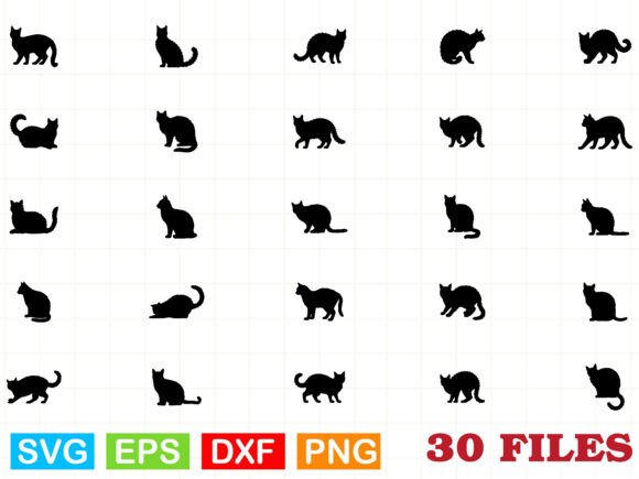 Download Ragdoll Cat Silhouette Svg Bundle - Silhouette Collection