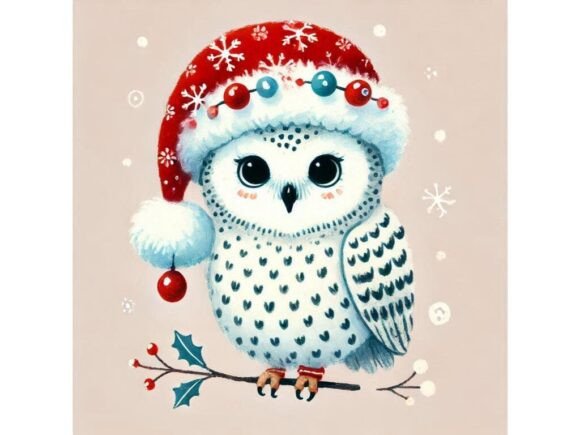 Download A Tempera Painting of a Snowy Owl Adorne - Snowy owl Collection