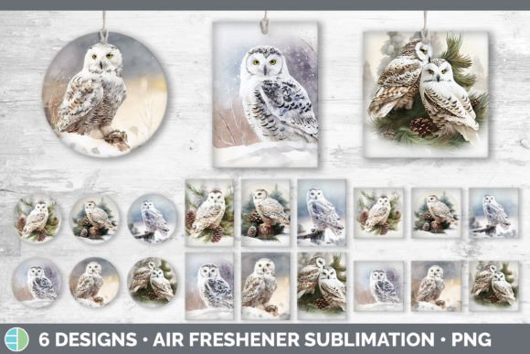 Download Christmas Snowy Owl Air Freshener | Subl - Snowy owl Collection