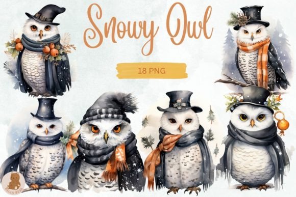Download Snowy Owl Sublimation Clipart - Snowy owl Collection
