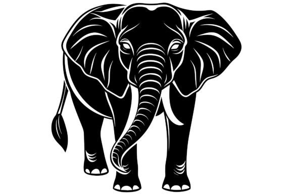 Download Elephant Silhouette Sublimation Svg - Silhouette Collection