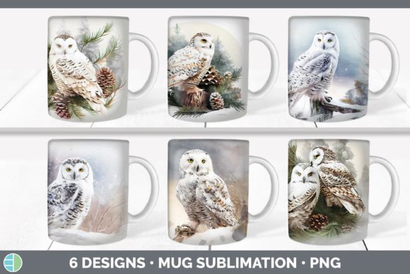 Download Christmas Snowy Owl Mug Sublimation | Co - Snowy owl Collection