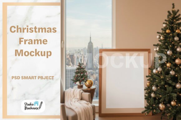 Download Christmas Frame Mockup - Christmas frame mockup Collection