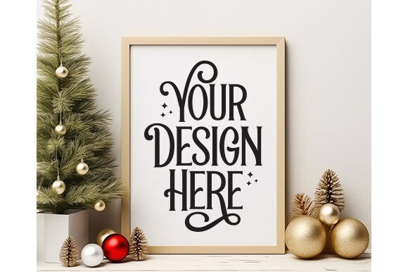 Download Christmas Frame Mockup - Christmas frame mockup Collection