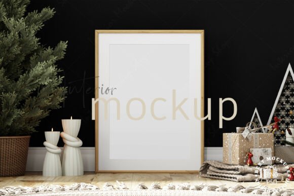 Download Christmas Frame Mockup PSD JPG PNG - Christmas frame mockup Collection
