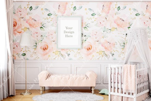 Download Nursery Mockup Frame - 1121 - Nursery mockup frame Collection