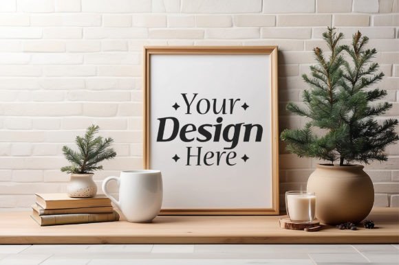 Download Christmas Frame Mockup-79 - Christmas frame mockup Collection