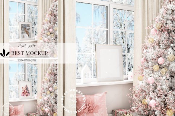 Download Christmas Frame Mockup - Christmas frame mockup Collection